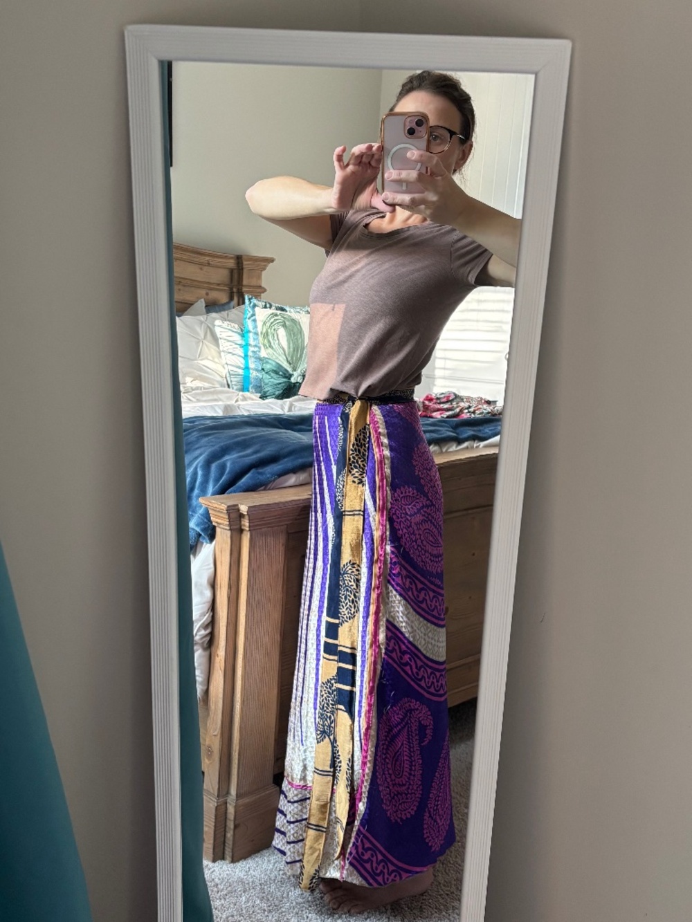 Reversible Wrap Skirt